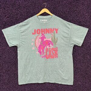 Johnny Cash Horse T-Shirt Size Extra Large